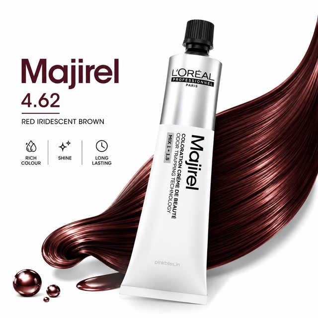 L'Oréal Professionnel Majirel 4.62 Red Iridescent Brown Hair Colour 60ml
