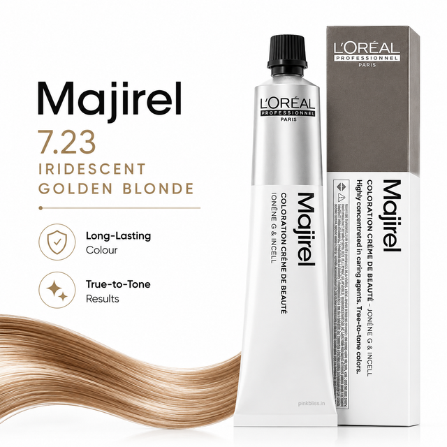 L'Oréal Professionnel Majirel 7.23 Iridescent Golden Blonde Hair Colour