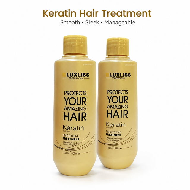 Luxliss Professional Keratin Smoothing Treatment Golden Pack of 2 x 100ml