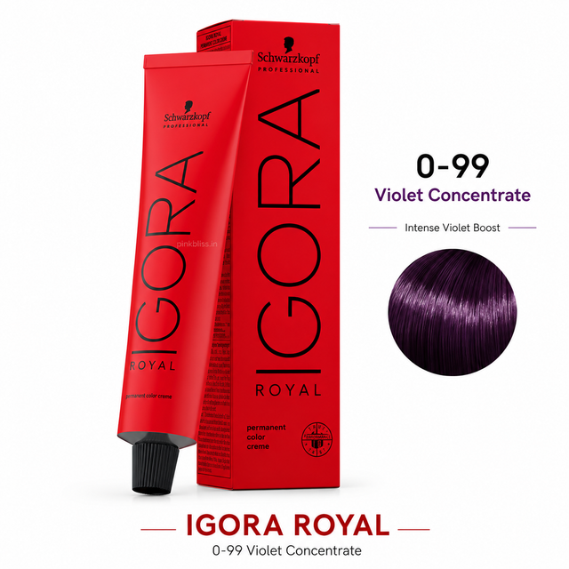 Schwarzkopf Professional IGORA Royal Permanent Color 0-99 Violet Concentrate 60ml