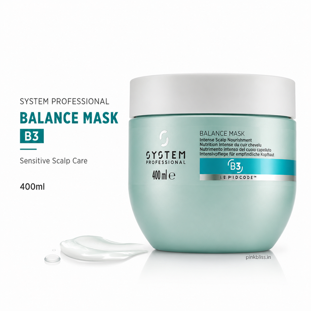 System Professional Balance Mask B3 For Sensitive, Dry & Irritated Scalp Care 400ml