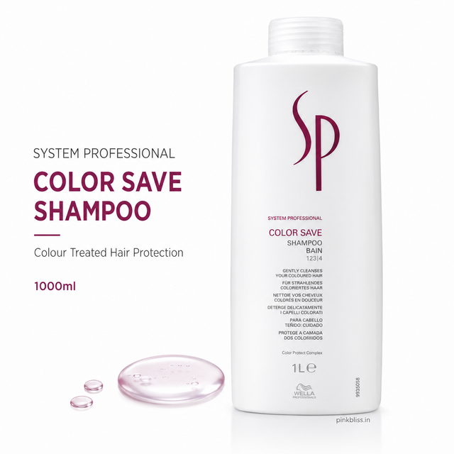 System Professional Color Save Shampoo For Colour Treated Hair Protection 1000ml