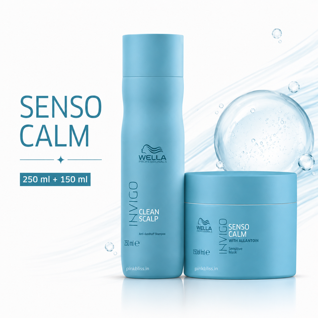 Wella Professionals Invigo Balance Senso Calm Sensitive Scalp Shampoo & Mask Duo For Irritated Scalp Care 250ml + 150ml