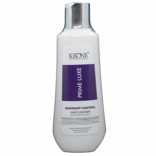 Krone Professional Prime Luxe Dandruff Control Hair Cleanser For Flake-Free Scalp 200ml