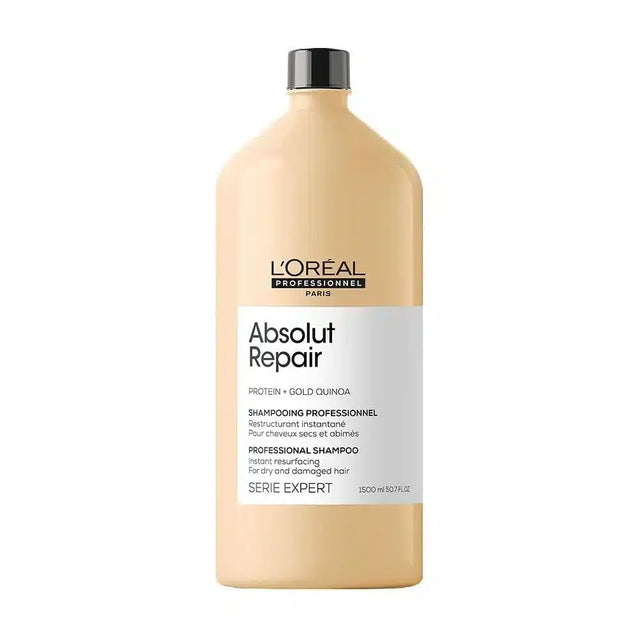 L'Oréal Professionnel Absolut Repair Shampoo 1.5L for Damaged Hair | Protein + Omega 9
