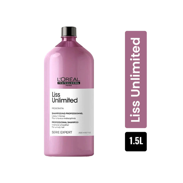 L'Oréal Professionnel Liss Unlimited Pro-Keratin Anti-Frizz Shampoo 1500ml