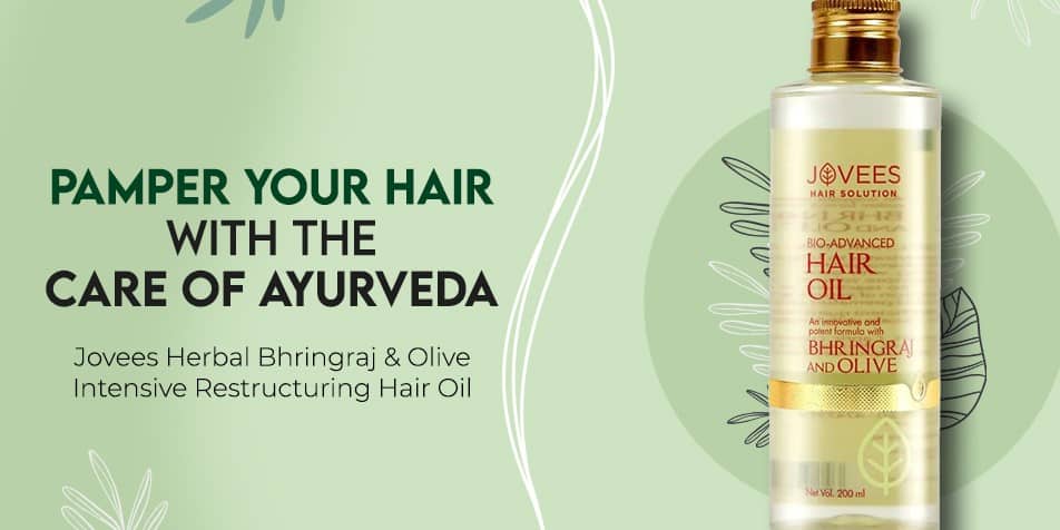 Jovees Bhringraj Olive Intensive Restructuring Hair Oil 200g