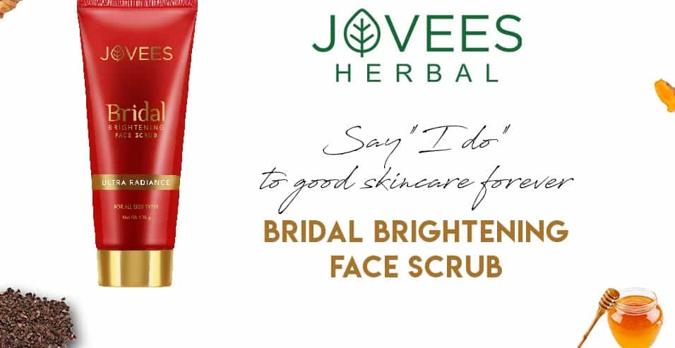 Jovees Herbal Bridal Brightening Face Scrub 100 ml
