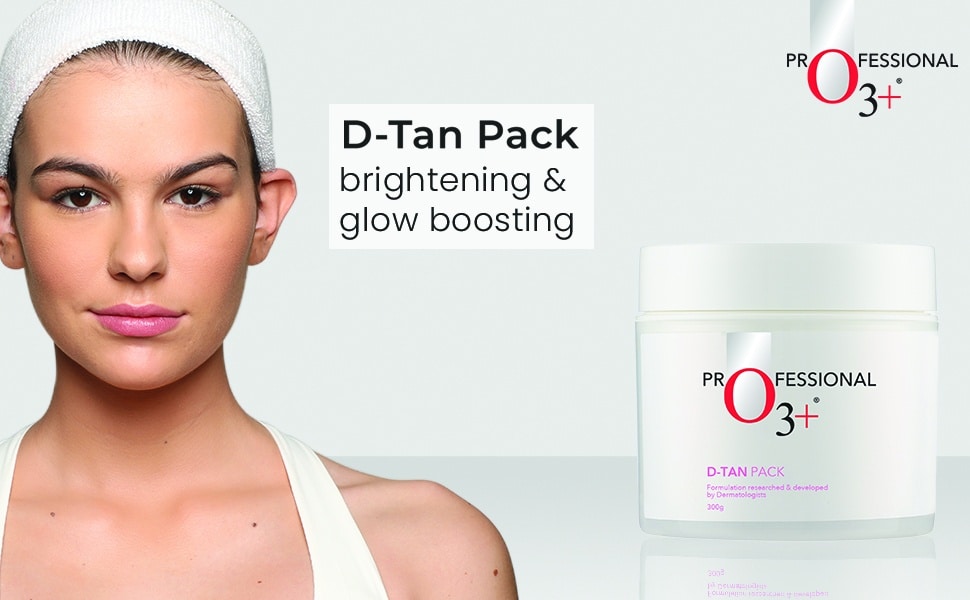 O3 D TAN Pack for Instant Tan Removal Sun Damage Protection
