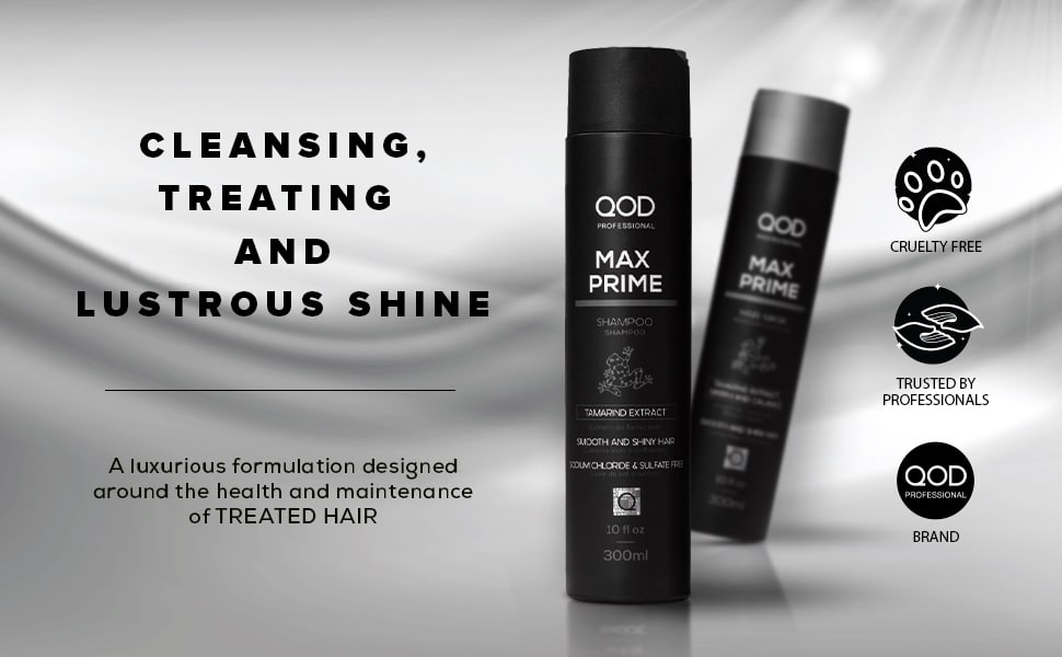 QOD Professional Max Prime After Treatment Shampoo – 300ml