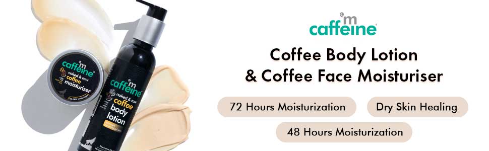 mCaffeine Coffee Face Moisturizer and Body Lotion Combo