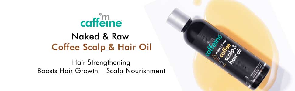 mCaffeine Coffee Scalp & Hair Oil (200ml) for Boosting Hair Growth