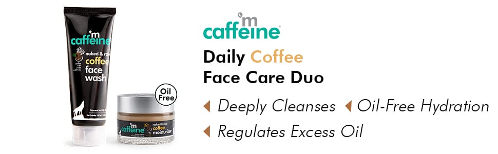 mCaffeine Daily Coffee Face Care Duo - Face Wash & Moisturizer