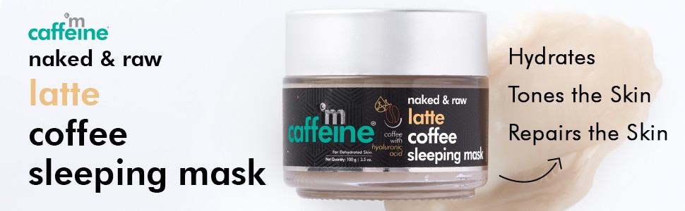 mCaffeine De Stressing Latte Coffee Sleeping Face Pack 1