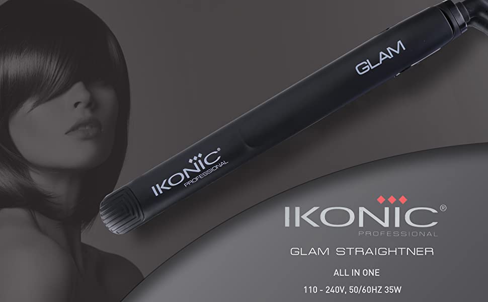 IKONIC Glam Hair Straightener Black5