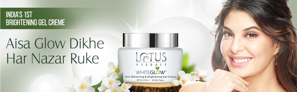 Lotus Herbals WhiteGlow Skin Whitening And Brightening Gel Face Cream with SPF 25