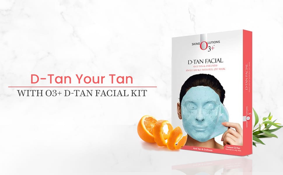 O3 D Tan Facial kit with Peel off Mask