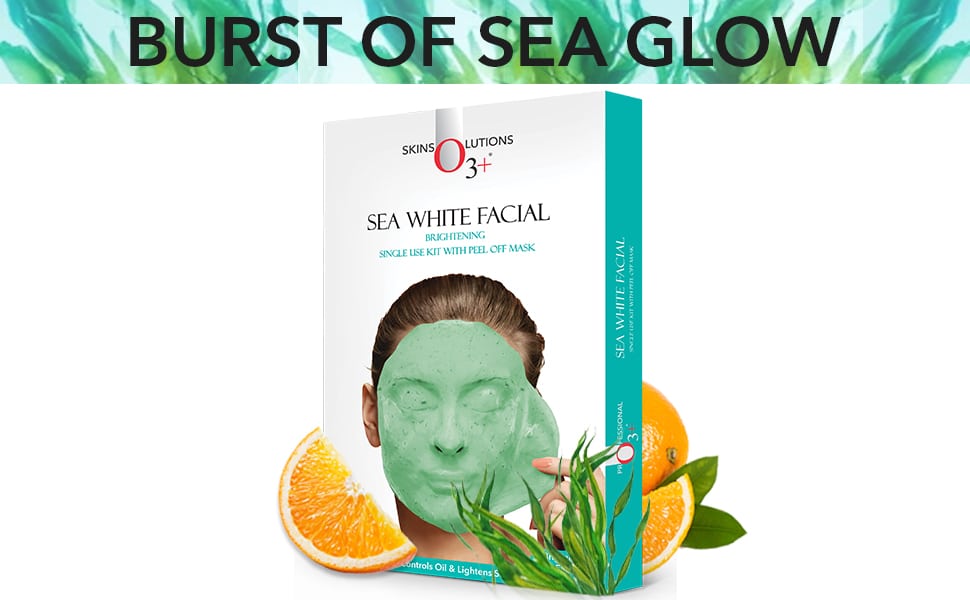 O3 Sea white Facial With Peel Off Mask
