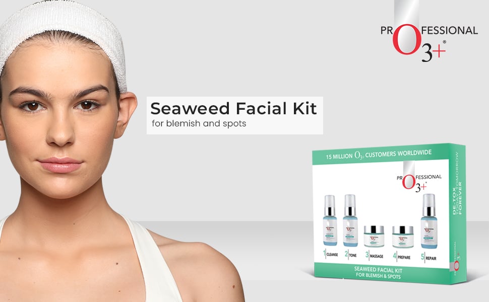 O3 Seaweed Facial For Blemish Spots Kit 100gm150