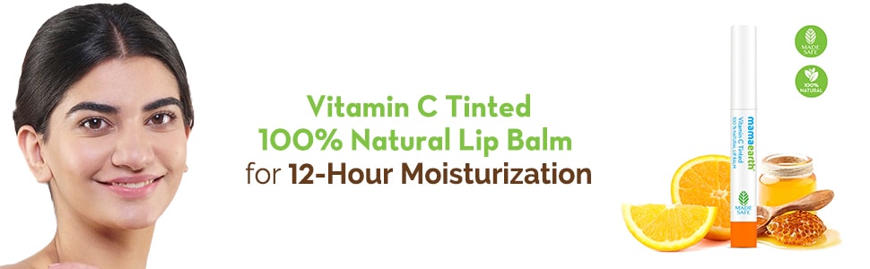 Mamaearth Vitamin C Tinted 100 Natural Lip Balm with Vitamin C Honey 2 g 4