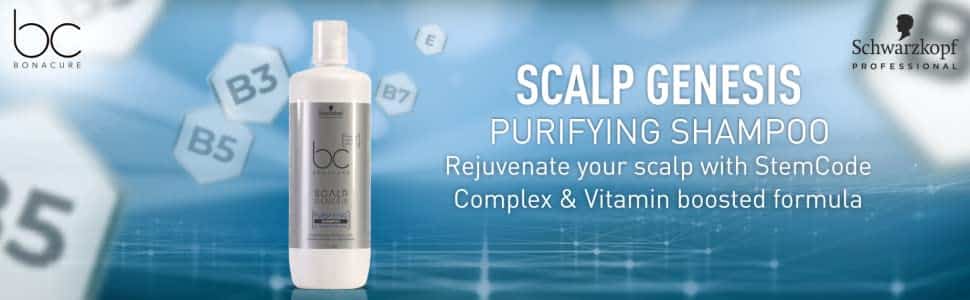 Schwarzkopf Professional Bonacure Scalp Genesis Shampoo Purify With Complextm And Vitamin B3 Derivate