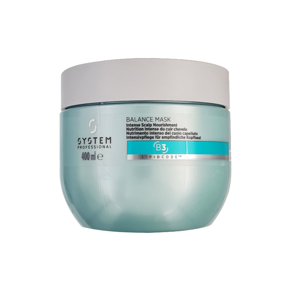 System Professional Balance Mask B3 For Sensitive, Dry & Irritated Scalp Care 400ml