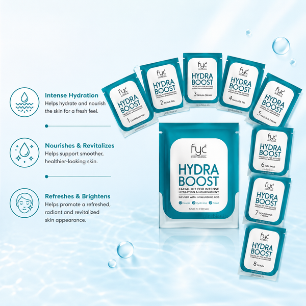 FYC Professional Hydra Boost Facial Kit For Deep Hydration & Glowing Skin 185g