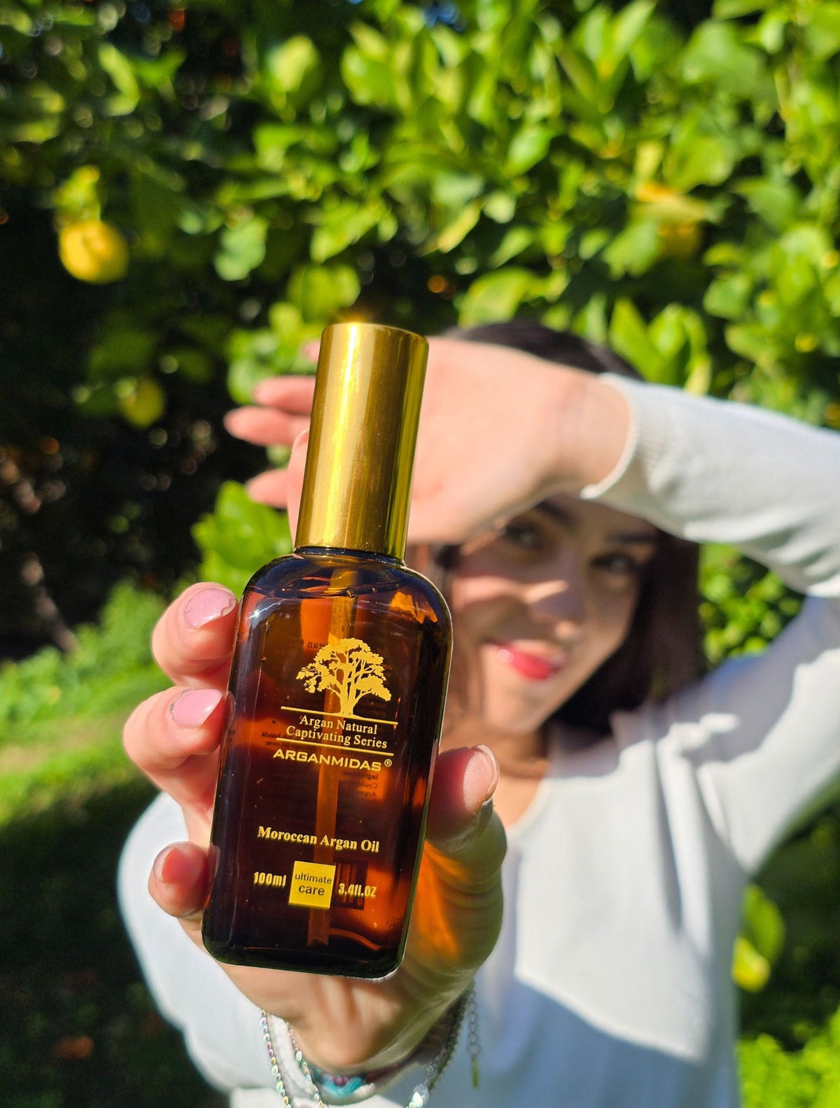 Arganmidas Moroccan Argan Oil 100ml | Multi-Purpose Hair, Skin & Nail Nourishing Oil