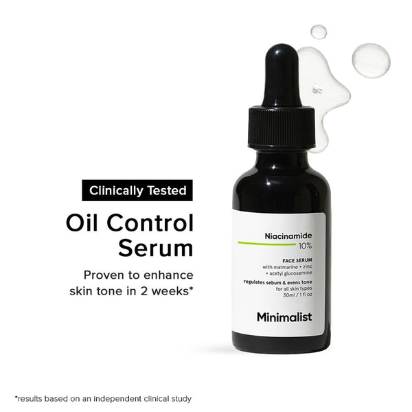 Minimalist 10% Niacinamide Face Serum for Oil Control & Anti-Acne 30ml