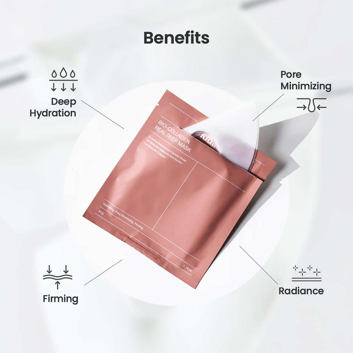 Biodance Bio-Collagen Real Deep Mask Overnight Hydrogel Face Mask For Hydration & Glass Skin 34g