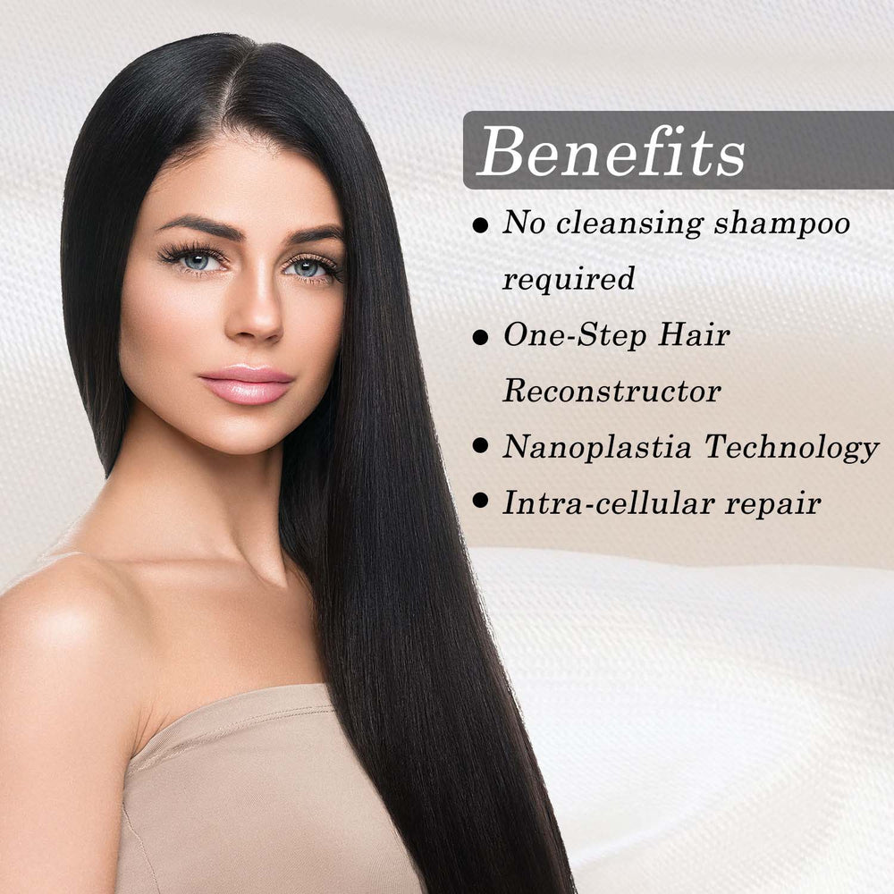 Floractive Profissional W One Nanoplastia Treatment 120ml | Hair Straightening, Anti-Frizz & Hair Repair Treatment