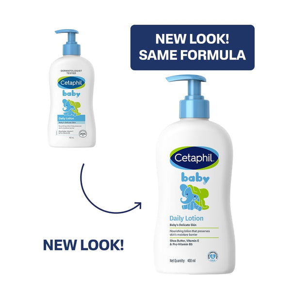 Cetaphil Baby Daily Lotion with Shea Butter & Vitamin E for Delicate Skin 400ml