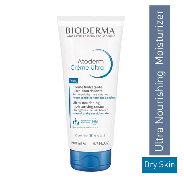 Bioderma Atoderm Creme Ultra-Nourishing Moisturizer For Dry & Sensitive Skin 200ml