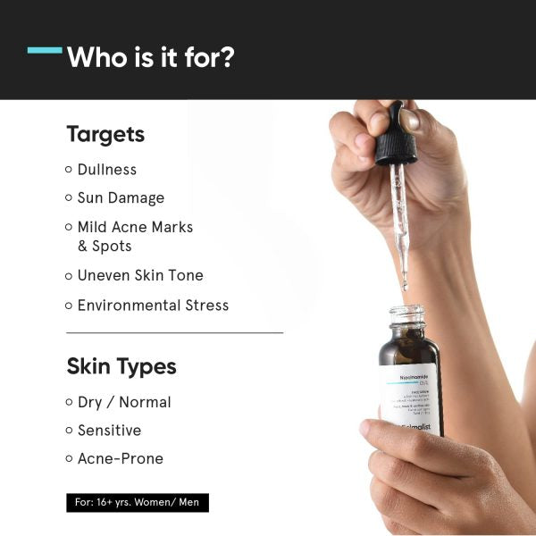 Minimalist 5% Niacinamide Face Serum for Clear Glowing Skin 30ml