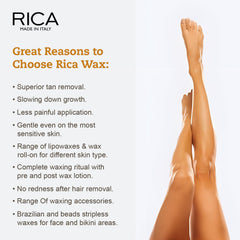 Rica Dark Chocolate Liposoluble Wax for Soft & Smooth Skin 800ml