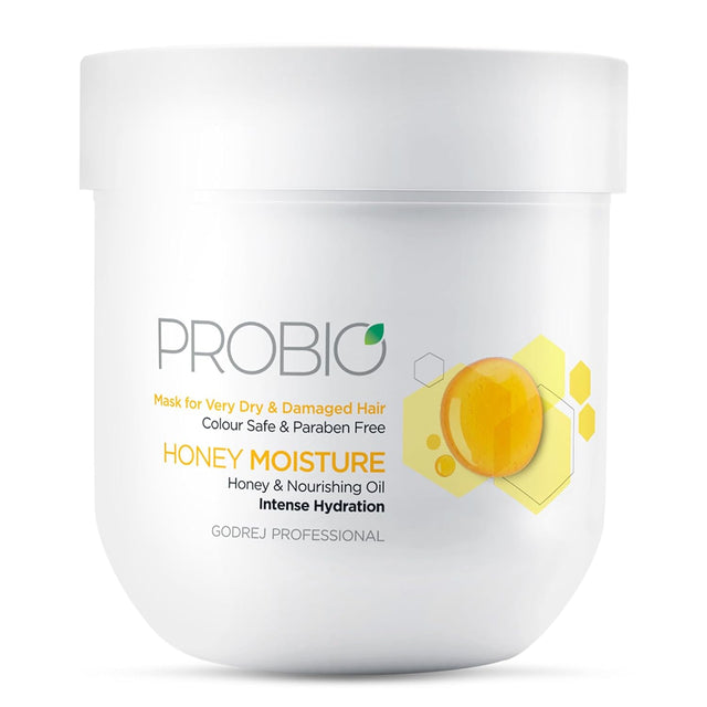 Godrej Professional Honey Moisture Mask For Dry, Damaged & Frizzy Hair 250g