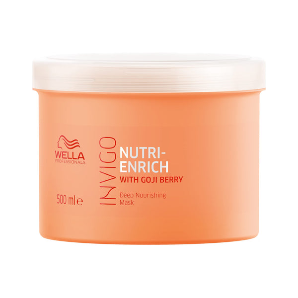 Wella Professionals Invigo Nutri-Enrich Deep Nourishing Hair Mask For Dry, Frizzy & Damaged Hair 500ml