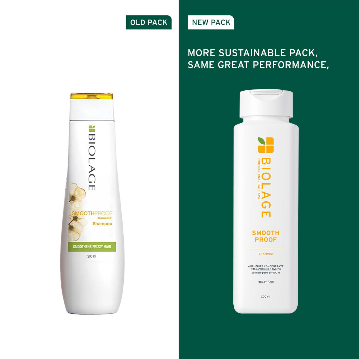 Biolage Smoothproof Camellia Shampoo For Dry, Frizzy & Humidity-Prone Hair 400ml