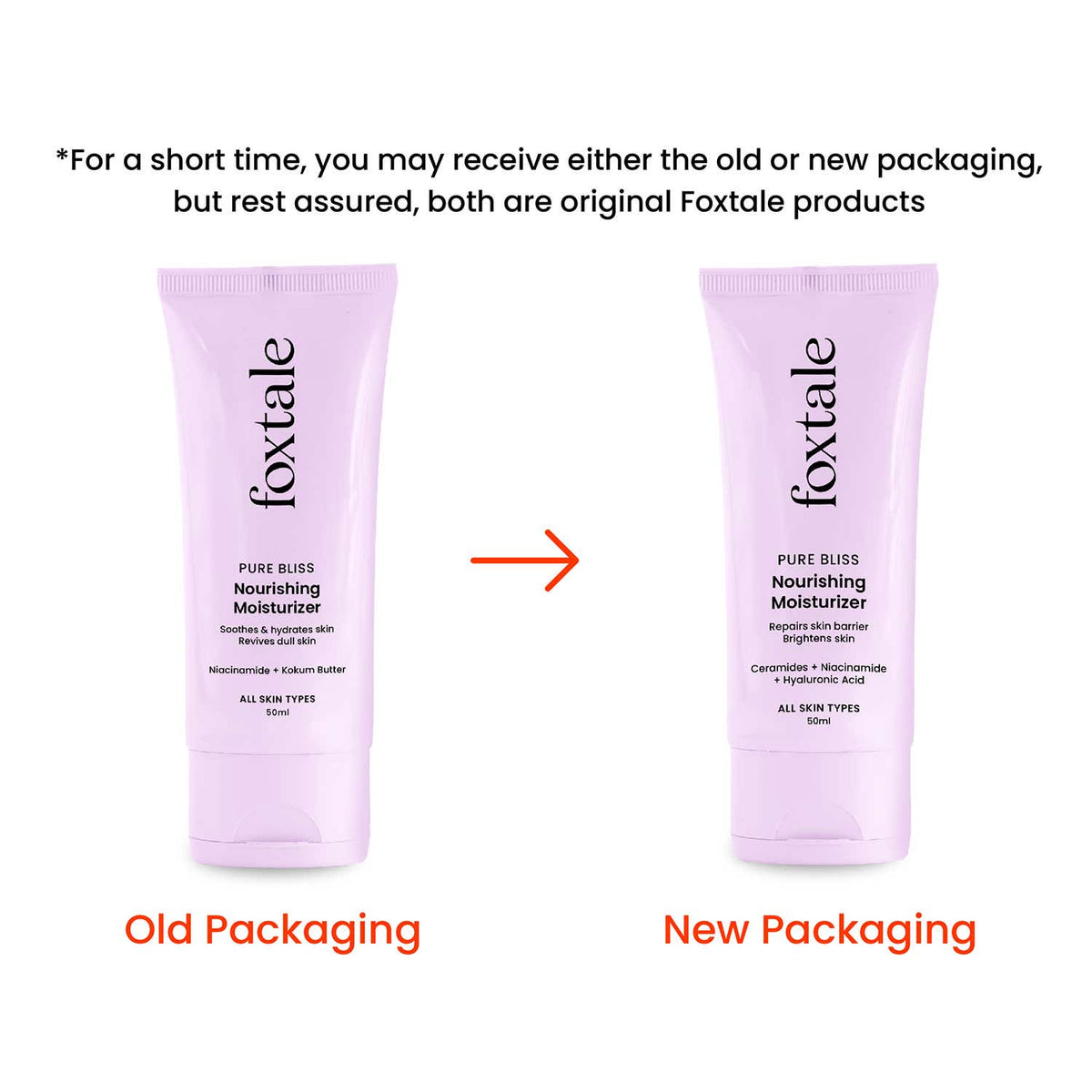 Foxtale Nourishing Ceramide Moisturizer for Barrier Repair & Deep Hydration 50ml