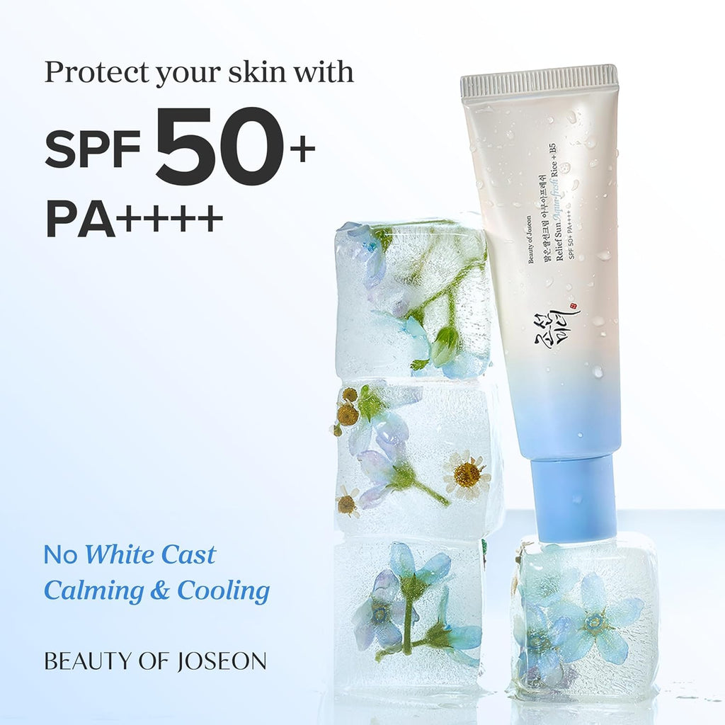 Beauty of Joseon Relief Sun Aqua-Fresh SPF 50+ PA++++ Rice + B5 Sunscreen 50ml | Lightweight Korean Sunscreen