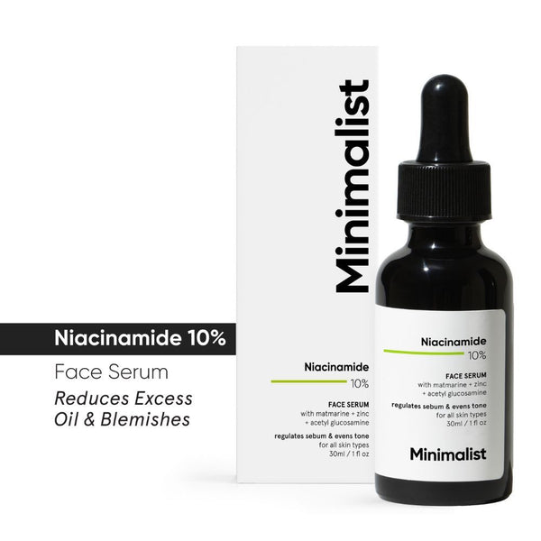 Minimalist 10% Niacinamide Face Serum for Oil Control & Anti-Acne 30ml