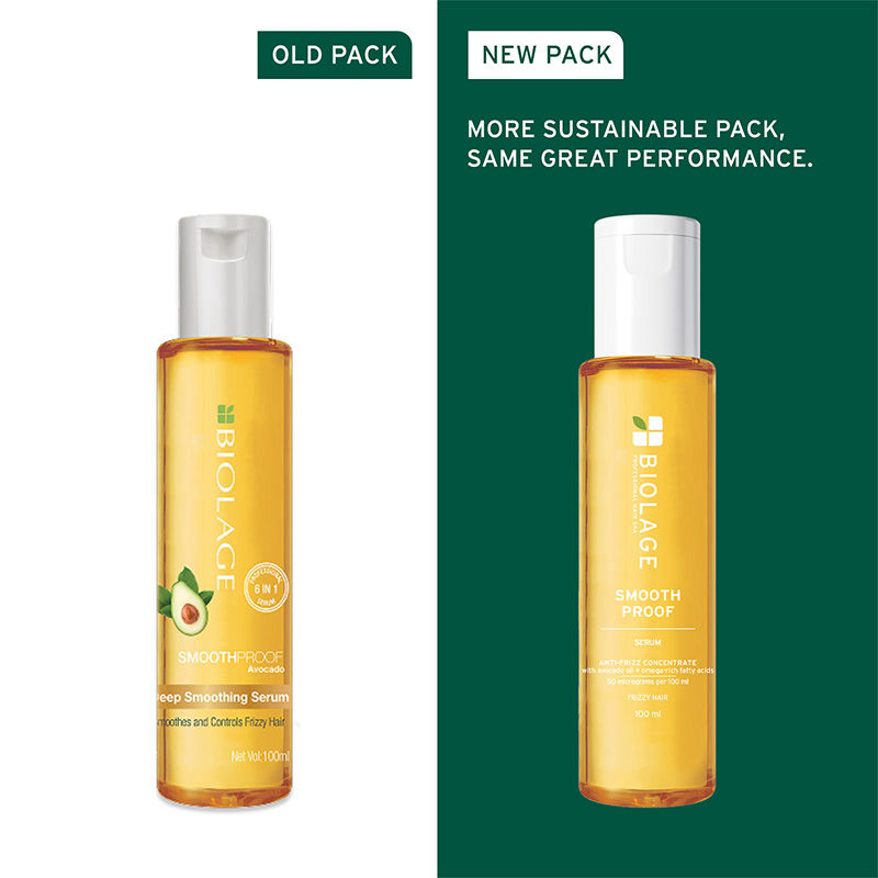 Biolage Smoothproof Deep Smoothing 6-In-1 Hair Serum for Frizz Control & Shine 100ml