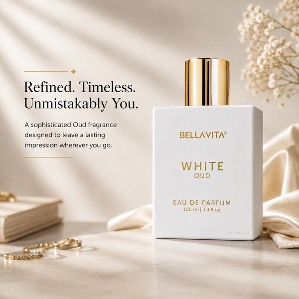 Bella Vita White Oud Eau De Parfum For Men & Women Long Lasting Luxury Oud Fragrance 100ml