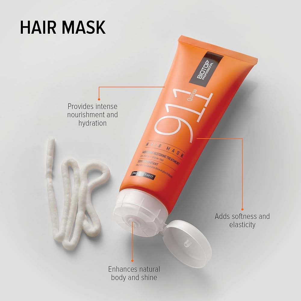 Biotop Professional 911 Quinoa Hair Mask for Dry & Damaged Hair 250ml