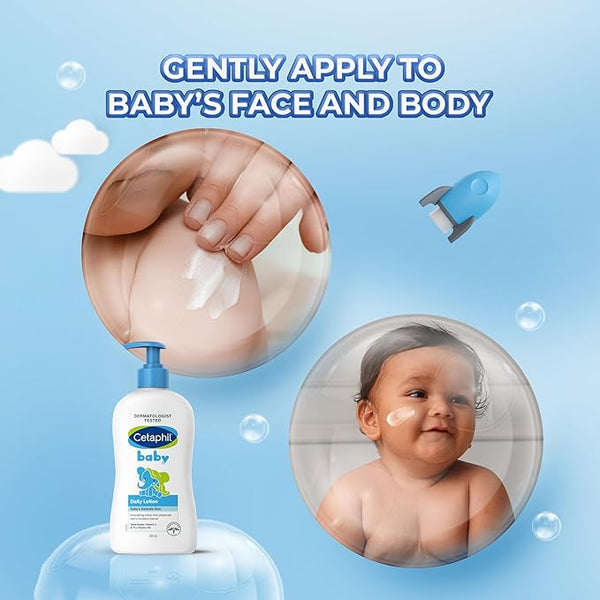 Cetaphil Baby Daily Lotion with Shea Butter & Vitamin E for Delicate Skin 400ml