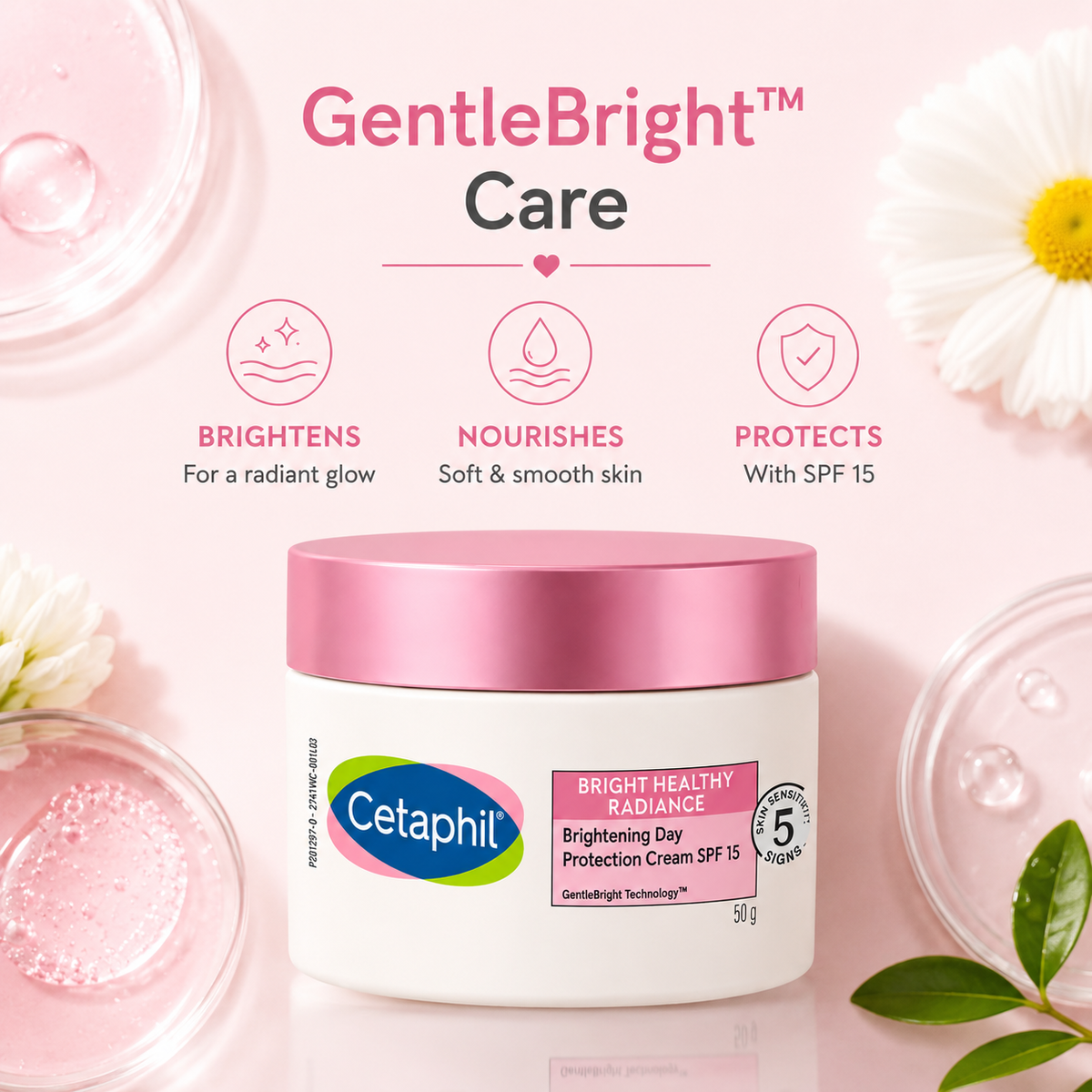 Cetaphil Bright Healthy Radiance Brightening Day Protection Cream SPF 15 50g