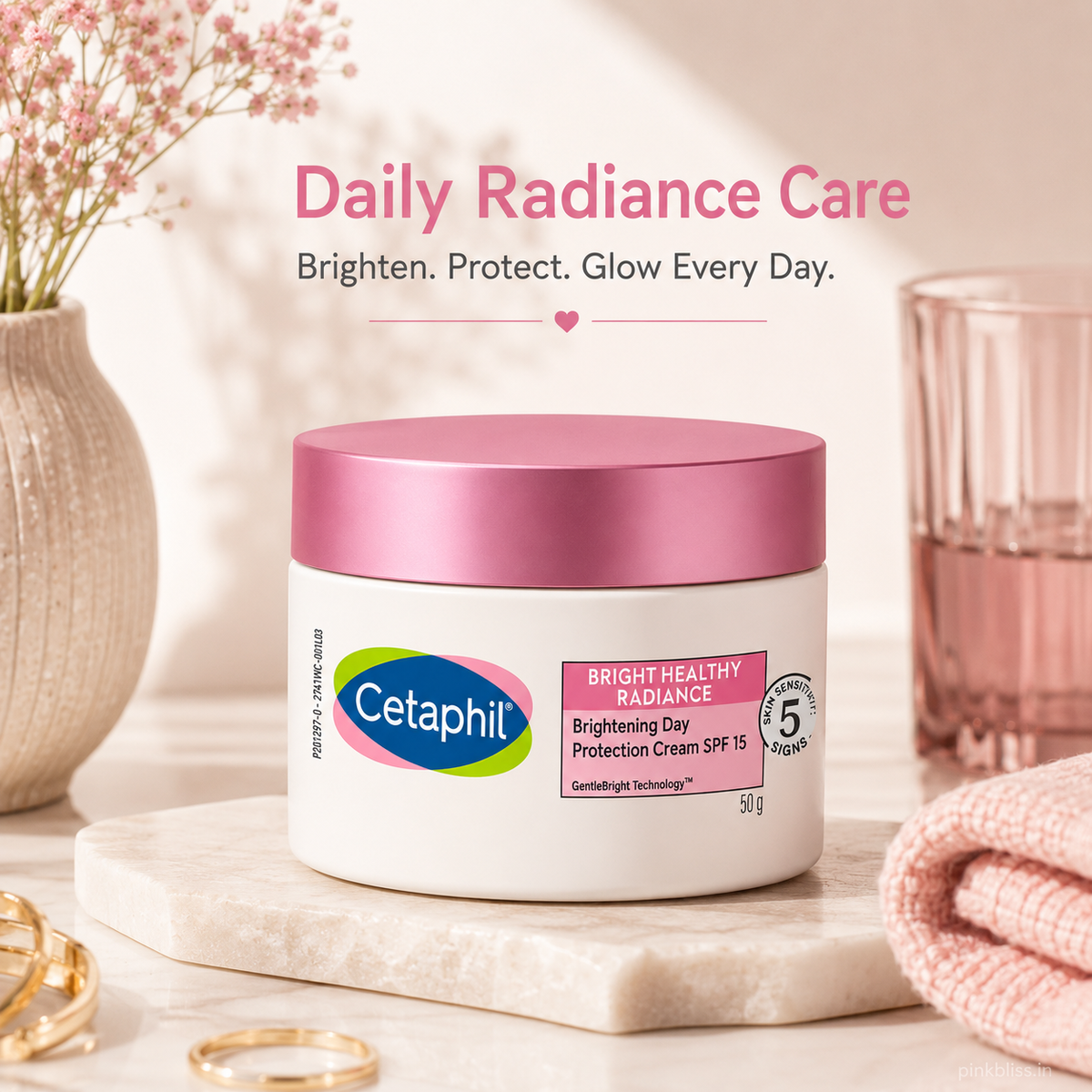 Cetaphil Bright Healthy Radiance Brightening Day Protection Cream SPF 15 50g