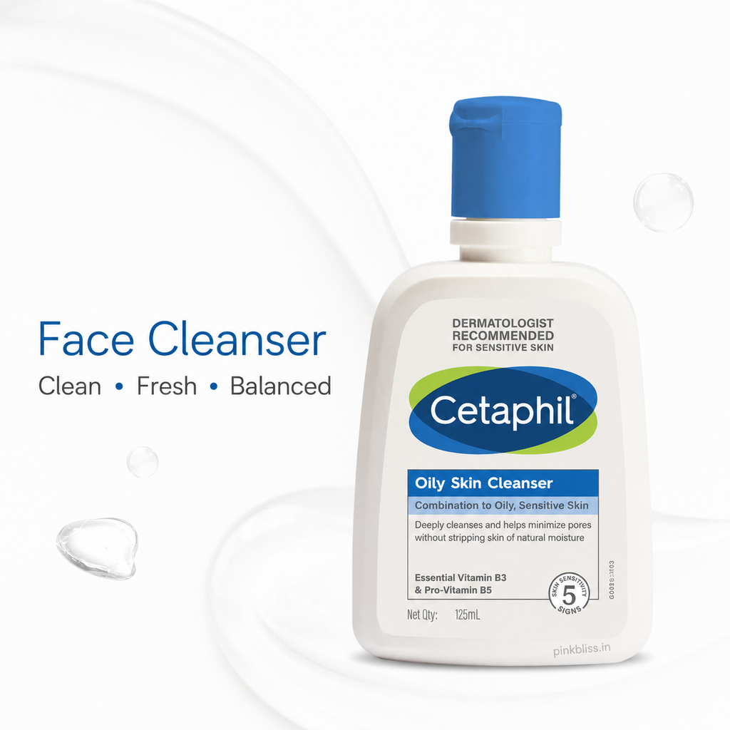 Cetaphil Oily Skin Cleanser for Oily, Acne-Prone & Sensitive Skin 125ml