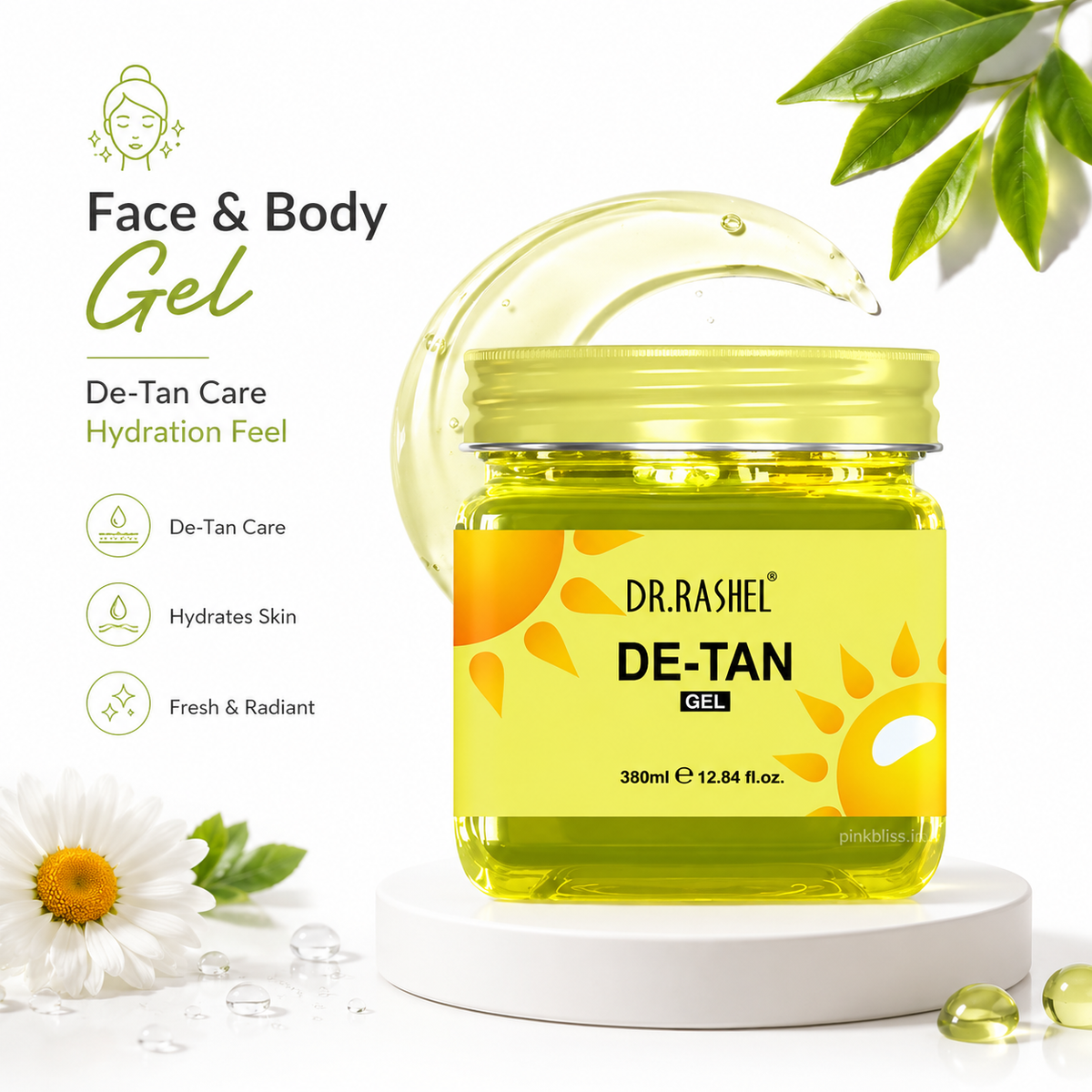 DR.RASHEL De-Tan Gel for Face & Body Hydration 380ml