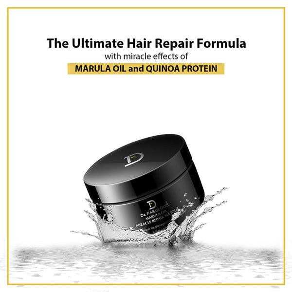 De Fabulous Marula Oil Miracle Repair Masque for Damaged Hair 250ml